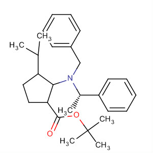 Cyclopentanecarboxylic acid,3-(1-methylethyl)-2-[[(1S)-1-phenylethyl](phenylmethyl)amino]-,1,1-dimethylethyl ester, (1R,2S,3S)-