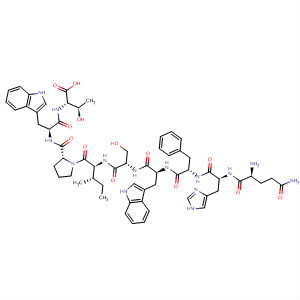 L-Threonine,L-glutaminyl-L-histidyl-L-phenylalanyl-L-tryptophyl-L-seryl-L-isoleucyl-L-prolyl-L-tryptophyl-