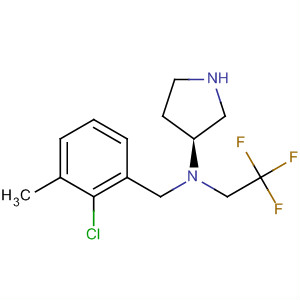 3-Pyrrolidinamine,N-[(2-chloro-3-methylphenyl)methyl]-N-(2,2,2-trifluoroethyl)-, (3S)-