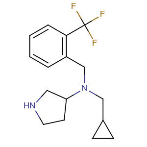 3-Pyrrolidinamine,N-(cyclopropylmethyl)-N-[[2-(trifluoromethyl)phenyl]methyl]-