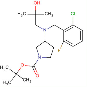 1-Pyrrolidinecarboxylic acid,3-[[(2-chloro-6-fluorophenyl)methyl](2-hydroxy-2-methylpropyl)amino]-,1,1-dimethylethyl ester, (3S)-