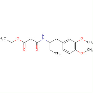 Propanoic acid,3-[[1-[(3,4-dimethoxyphenyl)methyl]propyl]amino]-3-oxo-, ethyl ester