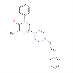 Propanamide,N-[2-oxo-2-[4-(3-phenyl-2-propenyl)-1-piperazinyl]ethyl]-N-phenyl-