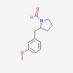 2-(3-methoxybenzyl)pyrrolidine-1-carbaldehyde