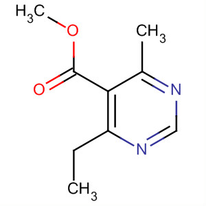 5-Pyrimidinecarboxylic acid, 4-ethyl-6-methyl-, methyl ester