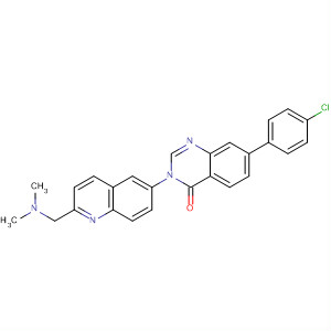 4(3H)-Quinazolinone,7-(4-chlorophenyl)-3-[2-[(dimethylamino)methyl]-6-quinolinyl]-
