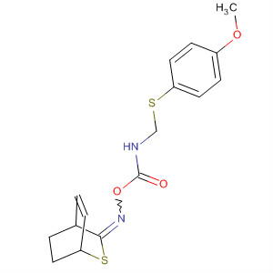2-Thiabicyclo[2.2.2]oct-5-en-3-one,O-[[[(4-methoxyphenyl)thio]methylamino]carbonyl]oxime