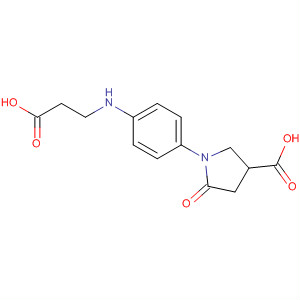 3-Pyrrolidinecarboxylic acid, 1-[4-[(2-carboxyethyl)amino]phenyl]-5-oxo-