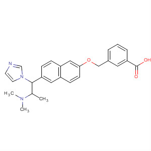 Benzoic acid,3-[[[6-[2-(dimethylamino)-1-(1H-imidazol-1-yl)propyl]-2-naphthalenyl]oxy]methyl]-