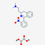 3,4-Dihydro-N,N-dimethyl-1-(2-nitrophenyl)-3-isoquinolineethanamine et hanedioate (1:1)