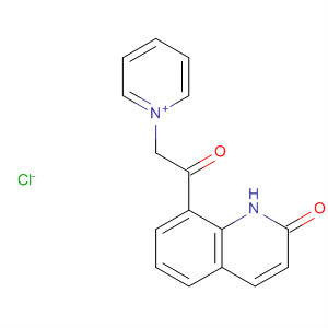 Pyridinium, 1-[2-(1,2-dihydro-2-oxo-8-quinolinyl)-2-oxoethyl]-, chloride