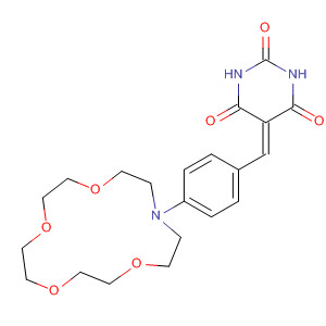 2,4,6(1H,3H,5H)-Pyrimidinetrione,5-[[4-(1,4,7,10-tetraoxa-13-azacyclopentadec-13-yl)phenyl]methylene]-
