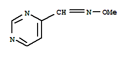 4-Pyrimidinecarboxaldehyde,O-methyloxime