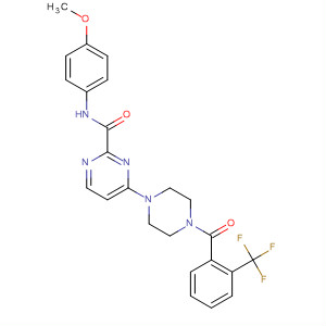 3-Pyridazinecarboxamide,N-(4-methoxyphenyl)-6-[4-[2-(trifluoromethyl)benzoyl]-1-piperazinyl]-