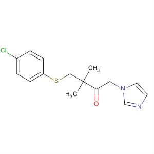 2-Butanone, 4-[(4-chlorophenyl)thio]-1-(1H-imidazol-1-yl)-3,3-dimethyl-