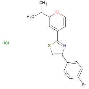 Thiazole,4-(4-bromophenyl)-2-[tetrahydro-2-(1-methylethyl)-2H-pyran-4-yl]-,hydrochloride