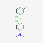 Dichloro[4-(dimethylamino)phenyl](m-tolyl)tellurium(IV)