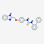 N-(4-(1H-Benzimidazol-2-ylmethoxy)phenyl)-N-(1,1-biphenylyl)thiourea