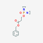 benzyl 3-{[bis(aziridin-1-yl)phosphoryl]oxy}propanoate