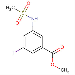 Benzoic acid, 3-iodo-5-[(methylsulfonyl)amino]-, methyl ester