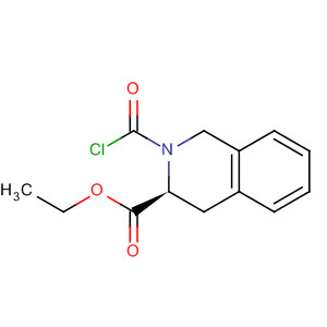 3-Isoquinolinecarboxylic acid, 2-(chlorocarbonyl)-1,2,3,4-tetrahydro-,ethyl ester, (S)-