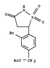 METHYL [3-BROMO-4-(1,1-DIOXIDO-3-OXOISOTHIAZOLIDIN-5-YL)PHENYL]ACETATE