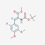 2-[(tert-Butoxycarbonyl)amino]-3-(2-fluoro-4,5-dimethoxyphenyl)-2-propanoic Acid Methyl Ester