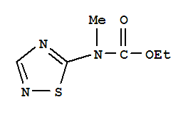 1,2,4-THIADIAZOLE-5-CARBAMIC ACID,N-METHYL-,ETHYL ESTER