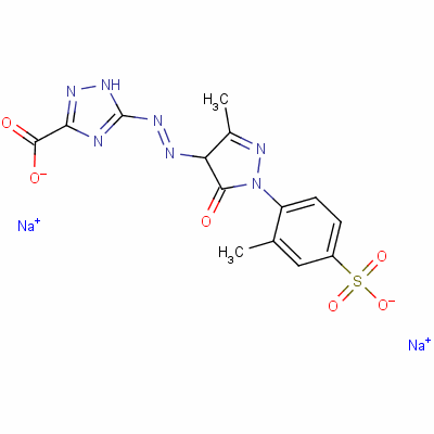 5-[[4,5-dihydro-3-methyl-1-(2-methyl-4-sulphophenyl)-5-oxo-1H-pyrazol-4-yl]azo]-1H-1,2,4-triazole-3-carboxylic acid, sodium salt