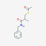 S-[3-(benzylamino)-2-methyl-3-oxopropyl] ethanethioate
