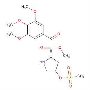 L-Proline, 4-[(methylsulfonyl)oxy]-1-(3,4,5-trimethoxybenzoyl)-, methylester, (4R)-