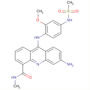 4-Acridinecarboxamide,6-amino-9-[[2-methoxy-4-[(methylsulfonyl)amino]phenyl]amino]-N-methyl-