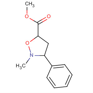 5-Isoxazolidinecarboxylic acid, 2-methyl-3-phenyl-, methyl ester, cis-