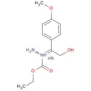 Hydrazinecarboxylic acid, [2-hydroxy-1-(4-methoxyphenyl)ethylidene]-,ethyl ester