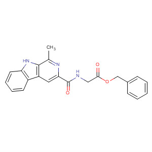 Glycine, N-[(1-methyl-9H-pyrido[3,4-b]indol-3-yl)carbonyl]-,phenylmethyl ester