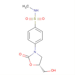 Benzenesulfonamide,4-[5-(hydroxymethyl)-2-oxo-3-oxazolidinyl]-N-methyl-, (R)-