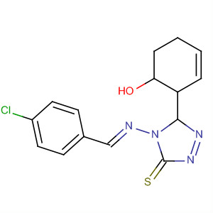 3H-1,2,4-Triazole-3-thione,4-[(E)-[(4-chlorophenyl)methylene]amino]-2,4-dihydro-5-(2-hydroxyphenyl)-