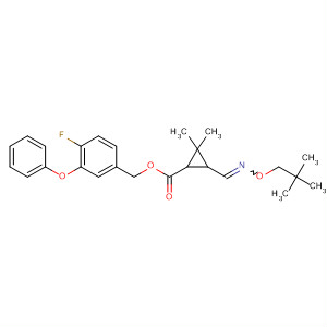 Cyclopropanecarboxylic acid,3-[[(2,2-dimethylpropoxy)imino]methyl]-2,2-dimethyl-,(4-fluoro-3-phenoxyphenyl)methyl ester, cis-