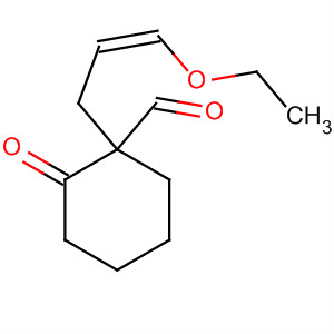 Cyclohexanecarboxaldehyde, 1-(3-ethoxy-2-propenyl)-2-oxo-, (Z)-