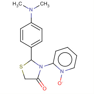 4-Thiazolidinone, 2-[4-(dimethylamino)phenyl]-3-(1-oxido-2-pyridinyl)-