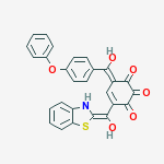 [5-(Benzothiazole-2-carbonyl)-2,3,4-trihydroxy-phenyl]-(4-phenoxy-phenyl)-methanone