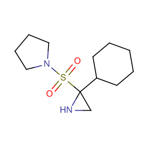 Pyrrolidine, 1-[(1-cyclohexyl-2-aziridinyl)sulfonyl]-