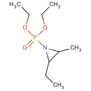 Phosphonic acid, (2-ethyl-3-methyl-1-diaziridinyl)-, diethyl ester