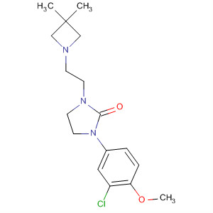 2-Imidazolidinone,1-(3-chloro-4-methoxyphenyl)-3-[2-(3,3-dimethyl-1-azetidinyl)ethyl]-