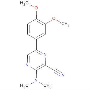 Pyrazinecarbonitrile, 6-(3,4-dimethoxyphenyl)-3-(dimethylamino)-