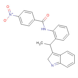 Benzamide, N-[2-(2,2-di-1H-indol-3-ylethyl)phenyl]-4-nitro-