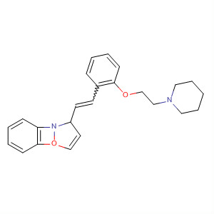 1,2-Benzisoxazole, 3-[2-[2-[2-(1-piperidinyl)ethoxy]phenyl]ethenyl]-, (E)-