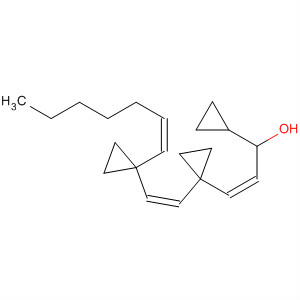 Cyclopropanemethanol,1-[2-[1-[2-[1-(1-heptenyl)cyclopropyl]ethenyl]cyclopropyl]ethenyl]-,(Z,Z,Z)-