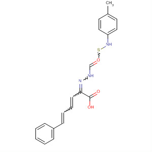 3,5-Hexadienoic acid,2-[[[(4-methylphenyl)amino]thioxomethyl]hydrazono]-6-phenyl-