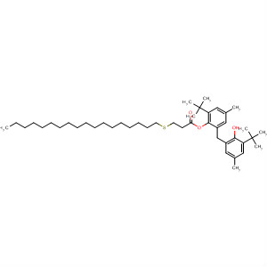 Propanoic acid, 3-(octadecylthio)-,2-(1,1-dimethylethyl)-6-[[3-(1,1-dimethylethyl)-2-hydroxy-5-methylphenyl]methyl]-4-methylphenyl ester